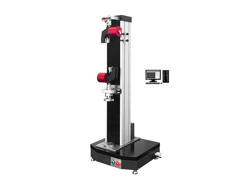 Single column wire electronic tensile testing machine (equipped with pneumatic winding fixture)